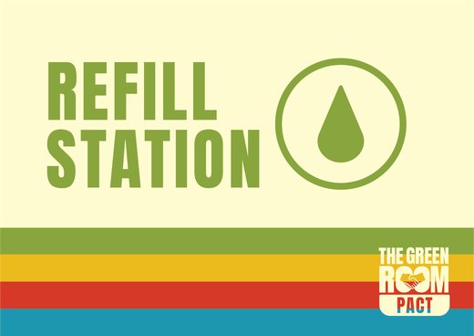 Refill station sign